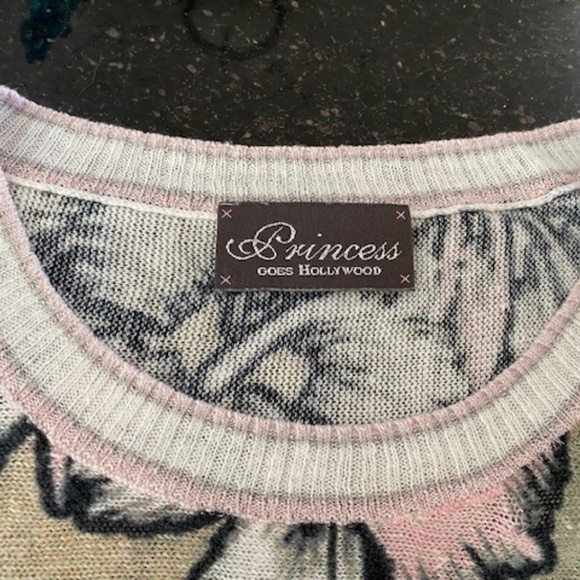 Princess Goes Hollywood light sweater top US S (EU 36) relaxed fit 100% linen - Picture 12 of 16
